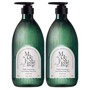 먼프리 대용량 아로마 딥 퍼퓸 체취감소 95% 바디워시 남배우 Pick 라벤더솝향, 1.059L, 2개