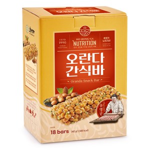 호정가 오란다간식바 (18개입), 342g, 1세트