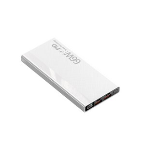 Yunivo 20000mah 대용량 66W 고속충전 일체형보조배터리 항공표준