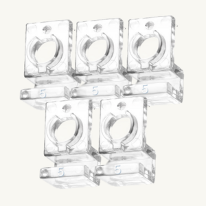 에스에이케이 다용도 수조 뚜껑 받침 클립, 4개, 투명