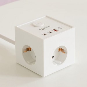 오지렌 고성능 USB C타입 고속충전 고용량 큐브 멀티탭 콘센트