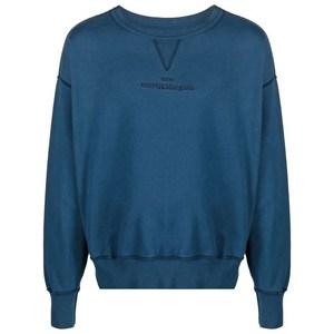 메종 마르지엘라 메종 마르지엘라 로고 자수 디테일 스웨트셔츠