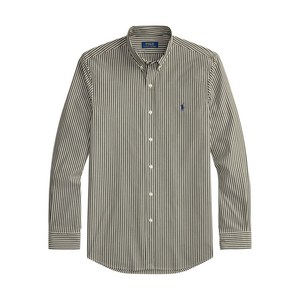 폴로랄프로렌 스트라이프 버튼다운 셔츠, 그레이계열+화이트계열, Standard XL(KR 43)