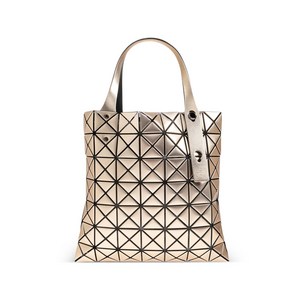 바오바오이세이미야케 플래티넘 기하학 패널 토트 백