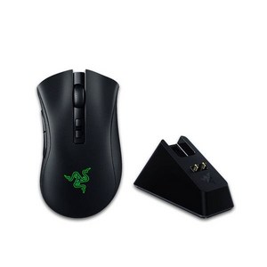 레이저코리아 Razer DeathAdder V2 Pro 무선 마우스 + 충전독 패키지, 블랙계열, v2pro+mouse dock chroma