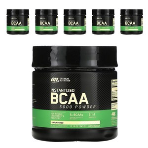 옵티멈뉴트리션 인스턴타이즈드 BCAA 5000 파우더 언플레이버드, 345g, 6개