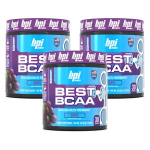 비피아이스포츠 베스트 BCAA 그레이프, 300g, 3개