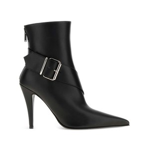 알렉산더맥퀸 레더 앵클 부츠 100mm, Italy 37(KR 240), 블랙계열