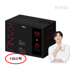 카누 미니 다크 로스트 아메리카노 100T+30T, 1박스, 상세 설명 참조, 130개입
