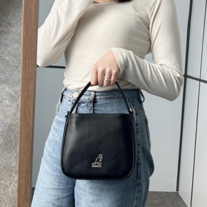 캉골 LUNA 라운드 토트백 블랙