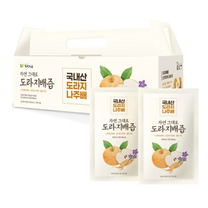 자연식품 자연그대로 도라지배즙, 100ml, 120개