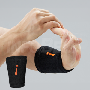 [인포벨]인크레디웨어 손목 압박밴드 의료기기 INCREDIWEAR WRIST SLEEVE 블랙, 1개