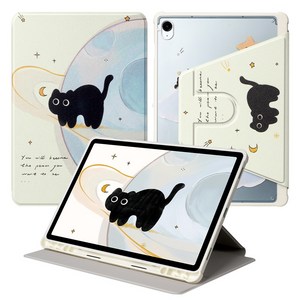 DUNNO 360도 회전 가능 패턴 디자인 아크릴 삼성 탭 케이스