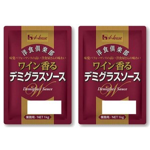 하우스푸즈 양식클럽 와인향 나는 데미글라스 소스 대용량, 1kg, 2개