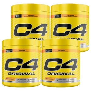 셀루코어 C4 오리지널 프리워크아웃 오렌지, 372g, 4개
