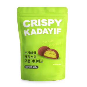 팜유없는 프리미엄 크리스피 카다이프 구운 볶은 카다이프, 400g, 1개