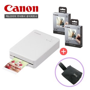 캐논공식파트너 캐논 포토프린터 SELPHY QX20/전용인화지(40매)/파우치패키지