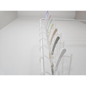[룰루베이비/안전인증] 신생아 유아 키즈 아동 길이조절 아기 옷걸이, 10개, 옐로우