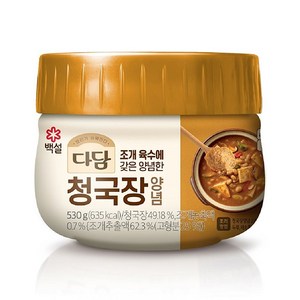 씨제이 다담 청국장찌개양념 530g, 1개