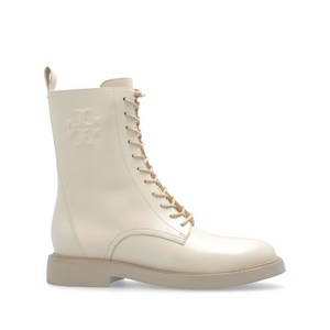 토리 버치 엠보스드 로고 가죽 부츠