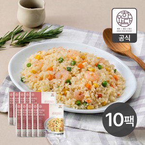 한와담 전통 저당 직화 가마솥 새우 볶음밥 300g, 10개