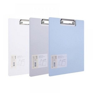 델리 커버 클립보드 레포트 화일 A4 72500, 그레이(72500), 1개