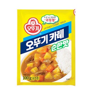 오뚜기 카레 과립형 순한맛, 100g, 1개