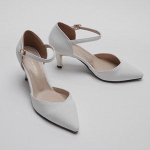 나나구두 누박 사이드오픈 7cm 스트랩 구두