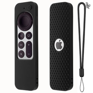 Parseley 애플TV 4K 신형 6세대 호환 리모컨 실리콘 케이스 커버 스트랩 포함