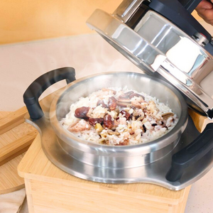 밥솥당 5분 누룽지 가마솥 압력밥솥 2.0L 나무받침세트 1~5인용