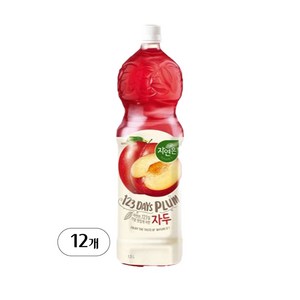 자연은 자두 음료, 1.5L, 12개