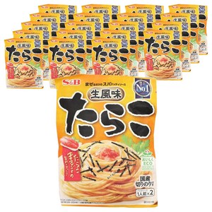 에스앤비 섞기만 하는 스파게티 소스 생풍미 명란, 20개, 20개