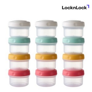 락앤락 정품 미니소분용기 80ml 4개세트 1+1+1 아띠몰, 80ml×4, 3세트