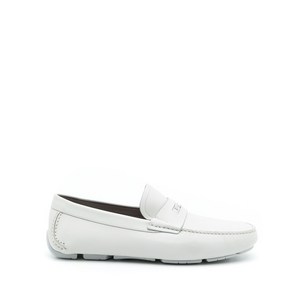 페라가모 페니 슬롯 가죽 드라이빙 로퍼, Size 12(KR 305EE (Slim)), 베이지계열