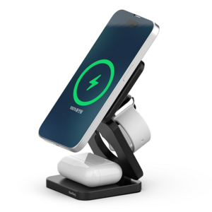 코딩 맥폴딩3in1 아이폰 애플 워치 갤럭시 호환 접이식 고속무선 맥세이프 충전기 KMFC31