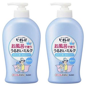 비오레 U 욕실에서 사용하는 모이스처라이징 밀크, 300ml, 2개
