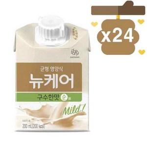 뉴케어 구수한맛 순 200ml x 24팩, 24개