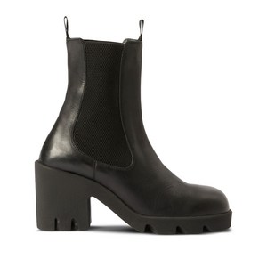 버버리 밴딩 패널 가죽 부츠