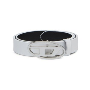 디젤 1DR 로고 버클 가죽 벨트, Length (cm) 90, 화이트계열