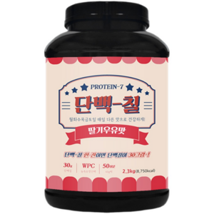 단백칠 딸기우유맛 공장직영 판매 WPC 2300g 대용량 프로틴 보충제, 2.3kg, 1개