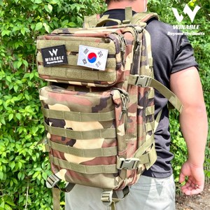 윈어블 대용량 45L 밀리터리 백팩 헬스백팩 크로스핏 캠핑 군인 가방 남자 가방