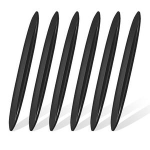 블리스템 흔적없는 문콕방지 자동차 도어가드 차량용 스트립 + 논슬립패드, 검은색, 1세트