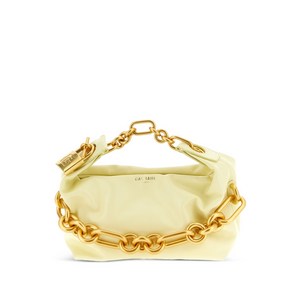 발망 싱크 체인 레더 미니 토트 백