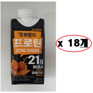 오트몬드 프로틴 고소한맛, 250ml, 18개
