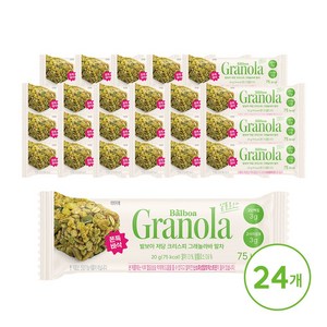 발보아 저당 그래놀라바 크리스피 말차, 20g, 24개