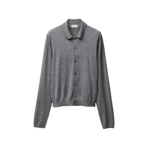 베르사체 폴로 칼라 가디건, 그레이계열, Italy 48(KR 100)