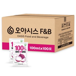 오아시스 국내산 자색양파즙, 100ml, 100개