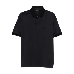 엠포리오아르마니 로고 자수 폴로 셔츠, 그레이계열, Standard S(KR 95)