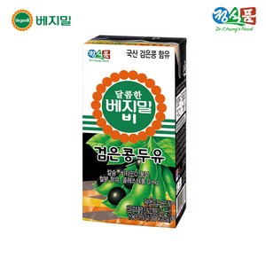 [베지밀] 달콤한 비 검은콩 두유 190ml x 32팩, 32개