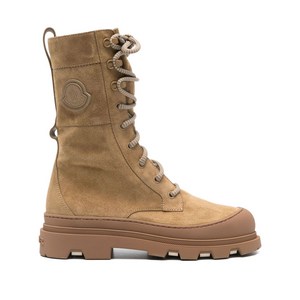 몽클레르 스웨이드 레이스업 부츠, Italy 38(KR 245), 베이지계열